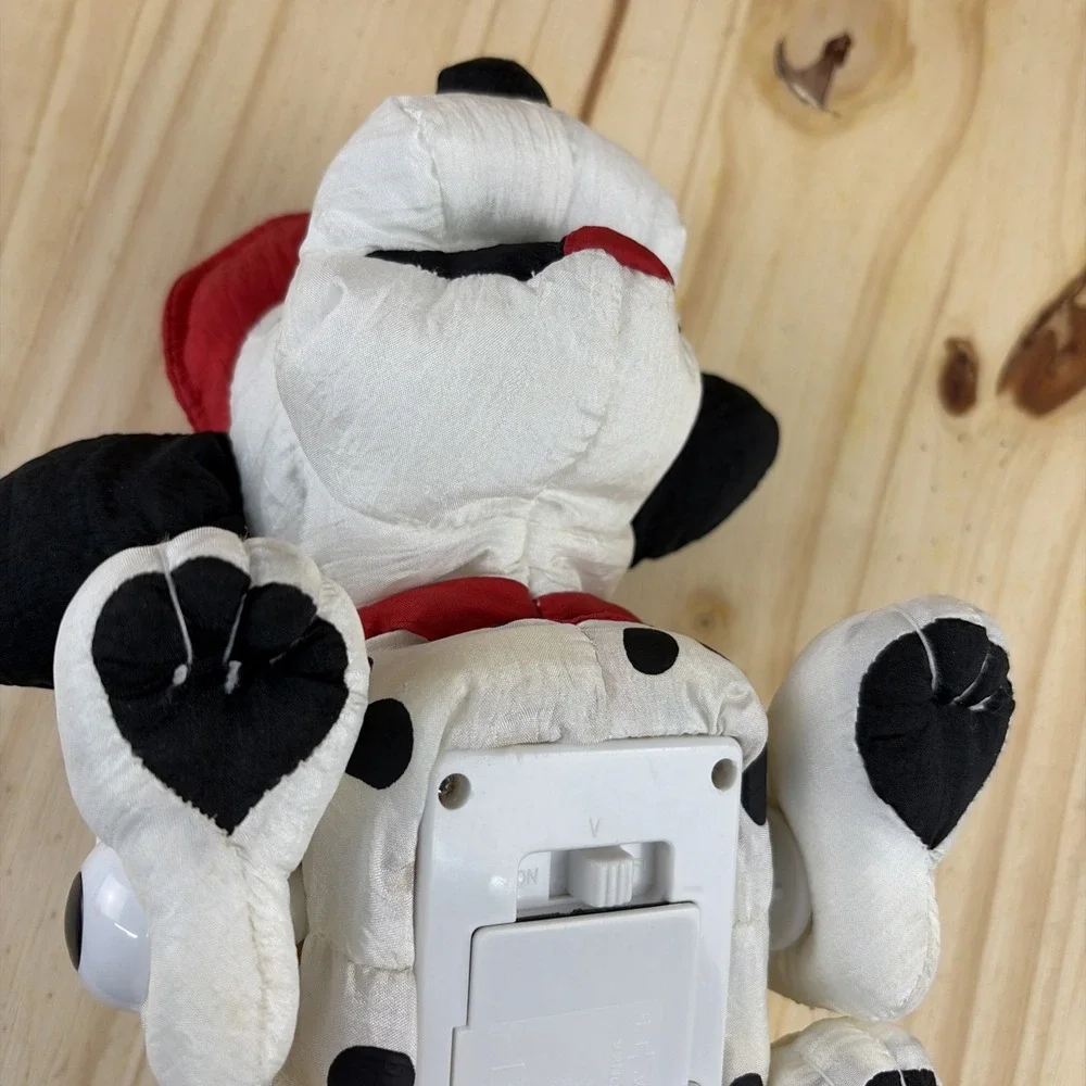 Vintage 1996 Hasbro Playskool Tonka Soft Walking Pet Dalmatian Dog Stripped Gear